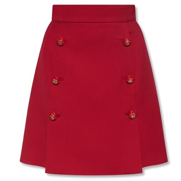 Dolce & Gabbana Dresses & Skirts - Dolce & Gabbana Red Skirt